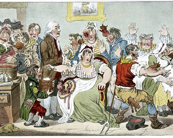 20x30 Decoration Quality Poster.Avoid Smallpox.Be Vaccinated.pox.10312