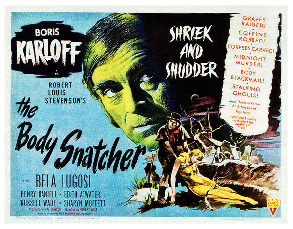 The Body Snatcher, Boris Karloff, 1945 Poster by Everett