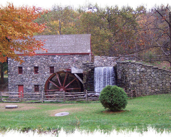 Gris Mill Poster featuring the photograph The Gris Mill by Kim Galluzzo Wozniak