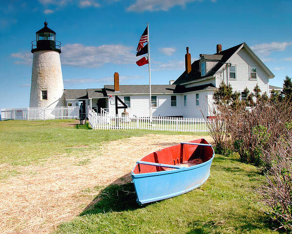 Landmark Poster featuring the photograph The Pemaquid Lighthouse Park by Cathy Kovarik