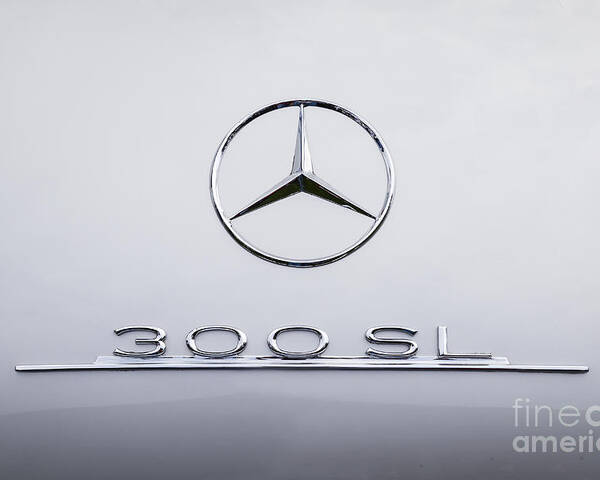 Mercedes Benz Poster featuring the photograph 300 Sl by Dennis Hedberg