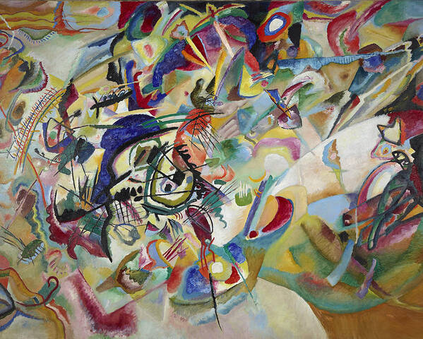 Wassily Kandinsky Poster featuring the painting Composition VII by Wassily Kandinsky