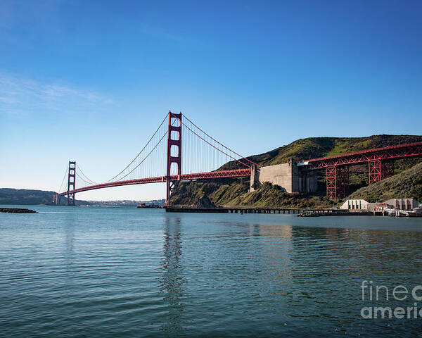 Bridge Poster featuring the photograph Golden Gate Bridge in San Francisco, USA by Amanda Mohler