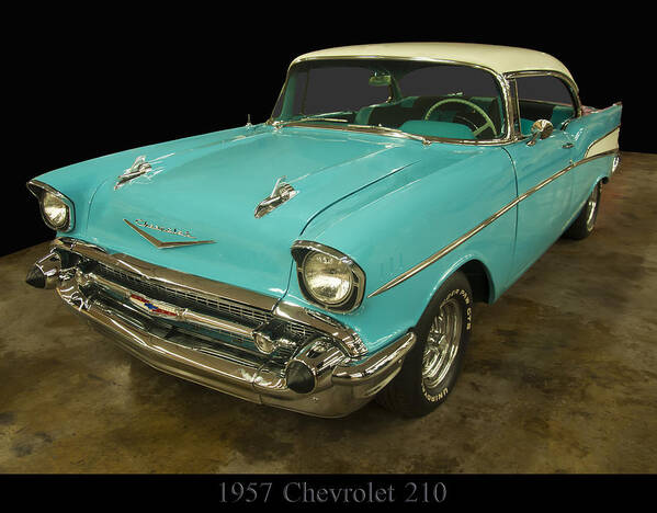 Chevrolet Poster featuring the photograph 1957 Chevrolet 210 by Flees Photos