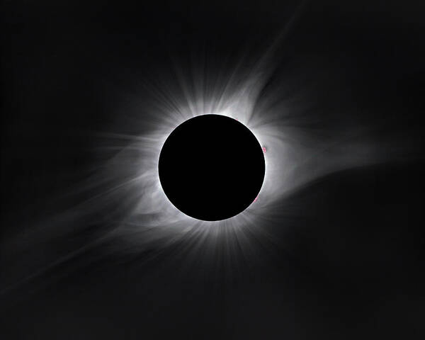 Eclipse Poster featuring the photograph 2017 Eclipse Totality by Dennis Sprinkle