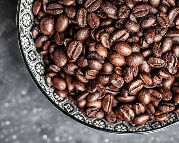 Coffee Poster featuring the photograph Coffee by Nailia Schwarz