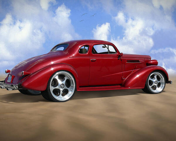Transportation Poster featuring the photograph 37 Chevy Coupe by Mike McGlothlen