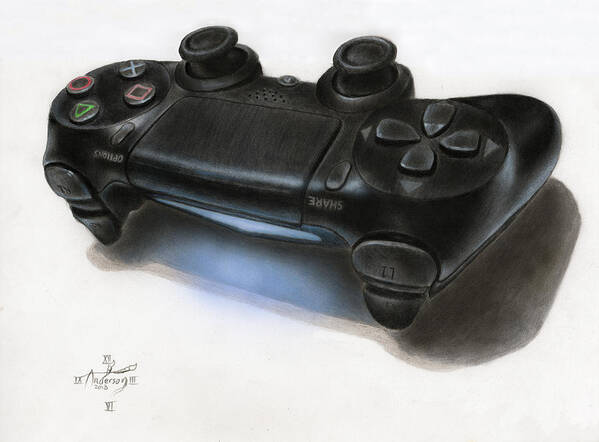 Game Controller Drawing Ps4