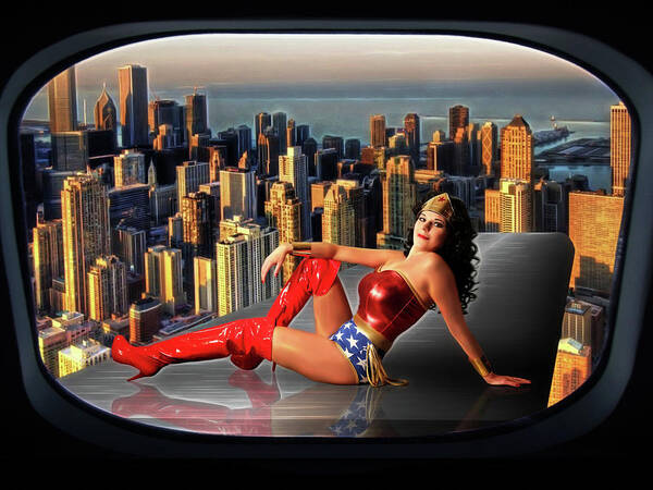 Wonder Poster featuring the photograph A Seat With A View by Jon Volden