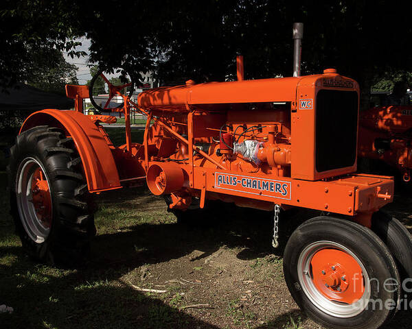 Tractor Poster featuring the photograph Allis-Chalmers WC by Mike Eingle