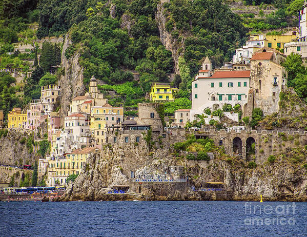 Amalfi Coast Poster featuring the photograph Amalfi Coast 2 by Maria Rabinky