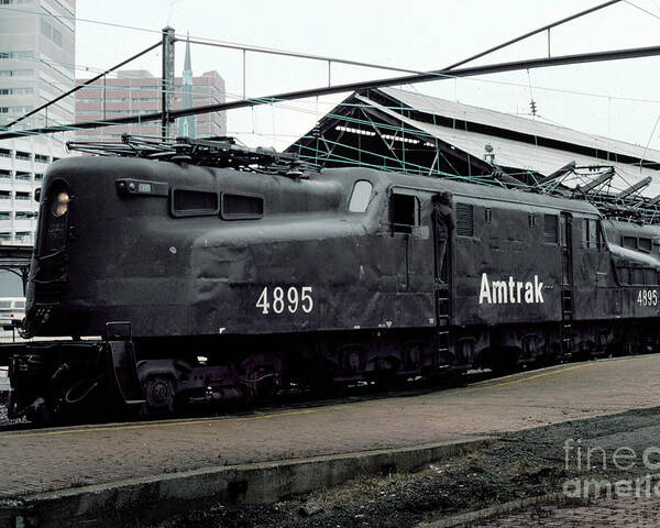 Amtrak Amtk 4895 Gg 1 Altoona Gg1 Poster