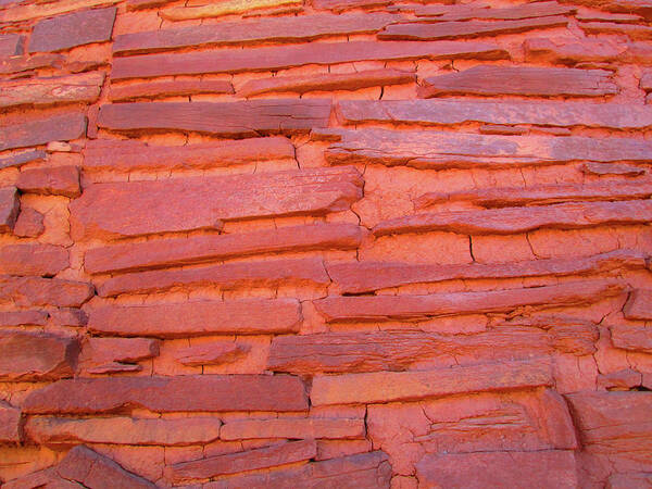 Arizona Poster featuring the photograph Arizona Indian Ruins Brick Texture by Ilia -
