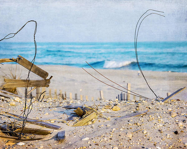 Beach Poster featuring the photograph Beach Art by Cathy Kovarik