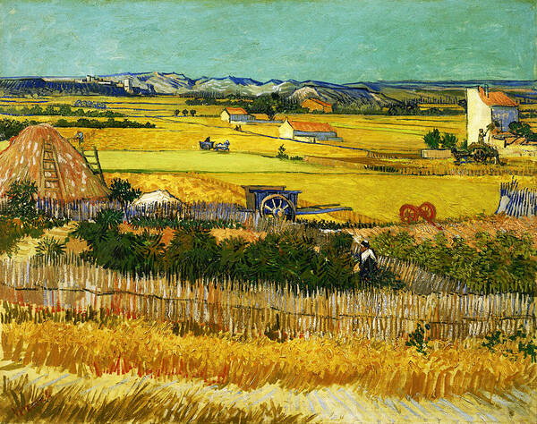 Post Modern Poster featuring the digital art Blend 17 van Gogh by David Bridburg