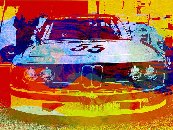  Poster featuring the photograph BMW Racing by Naxart Studio