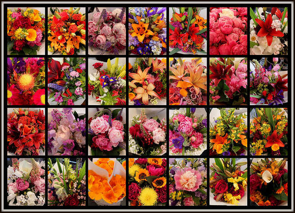 Flower Poster featuring the photograph Bouquets by Farol Tomson