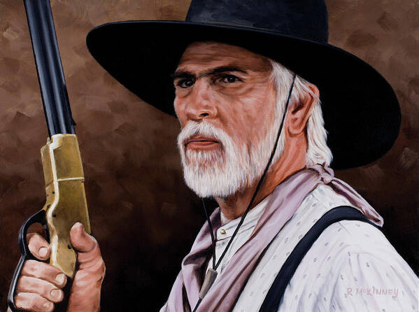 Lonesome Dove Poster featuring the painting Captain Woodrow F Call by Rick McKinney