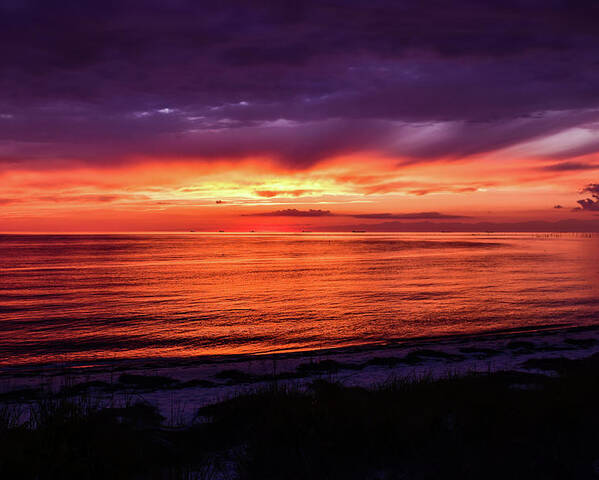 Chesapeake Poster featuring the photograph Chesapeake Bay Sunset by Nicole Lloyd