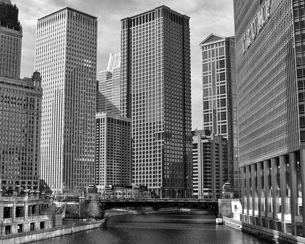 Chicago Poster featuring the photograph Chicago River by Jackson Pearson