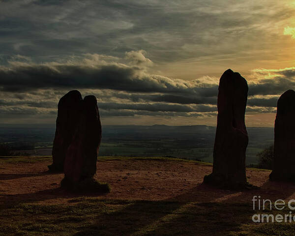 Monument Poster featuring the photograph Clent Hills Folly by Baggieoldboy