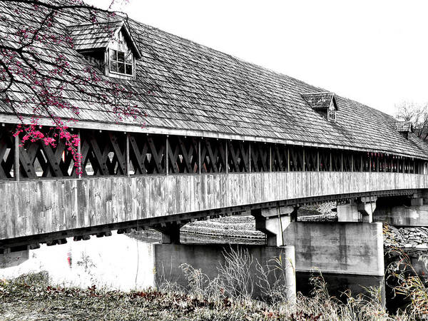 Frankenmuth Poster featuring the photograph Covered Bridge 2 by Scott Hovind
