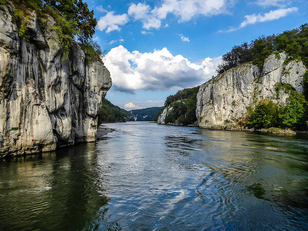 Danube Poster featuring the photograph Danube Gorge by Pamela Newcomb