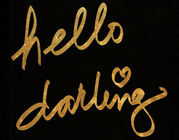 Darling Poster featuring the painting Darling Bella I by South Social Studio