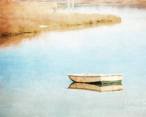 Cape Cod Poster featuring the photograph Dinghy in Eastham by Michael James