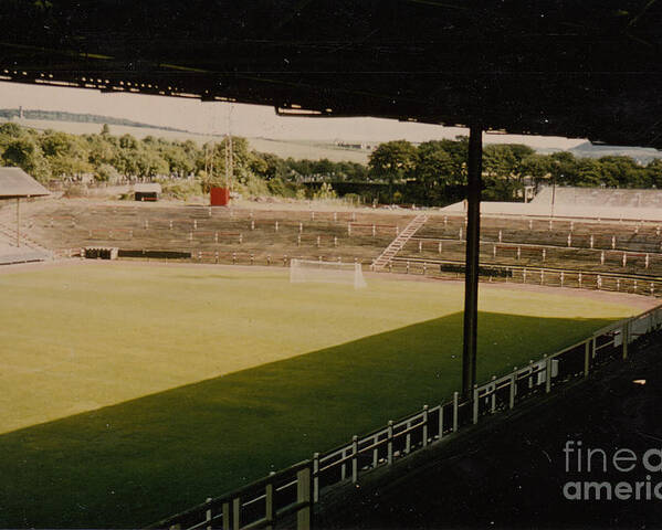  Poster featuring the photograph Dunfermline Athletic - East End Park - East End 1 - 1980s by Legendary Football Grounds