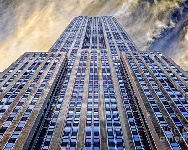 Empire State Building Poster featuring the photograph Empire State Building by John Farnan