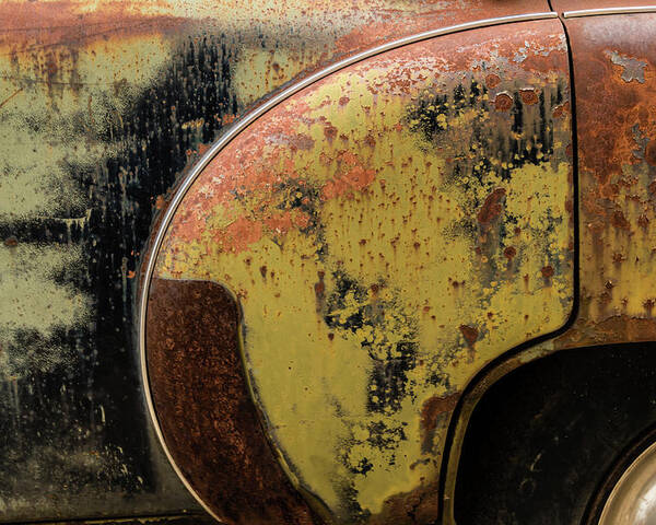 Rust Poster featuring the photograph Fender Bender by Holly Ross