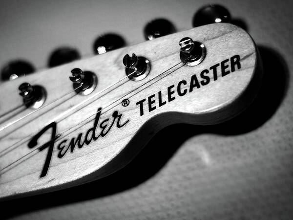 Fender Poster featuring the photograph Fender Telecaster by Mark Rogan