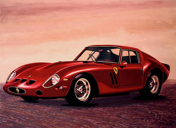 Ferrari 250 Gto Poster featuring the painting Ferrari 250 GTO 1962 Painting by Paul Meijering