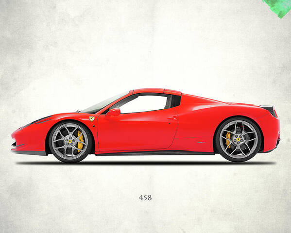 Ferrari 458 Poster featuring the photograph Ferrari 458 Italia by Mark Rogan