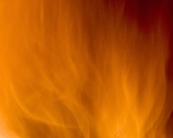 Fire Background Poster featuring the photograph Fire orange abstract background by Michalakis Ppalis