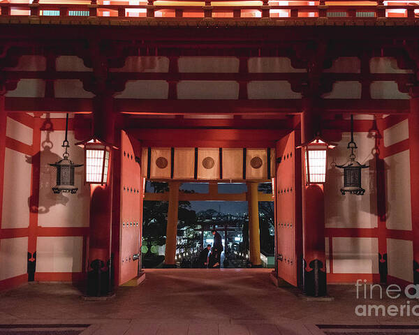 Shinto Poster featuring the photograph Fushimi Inari Taisha, Kyoto Japan 2 by Perry Rodriguez