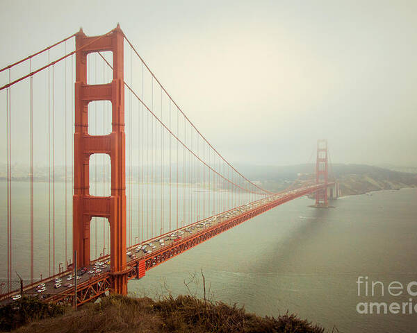 Golden Gate Poster featuring the photograph Golden Gate Bridge by Ana V Ramirez