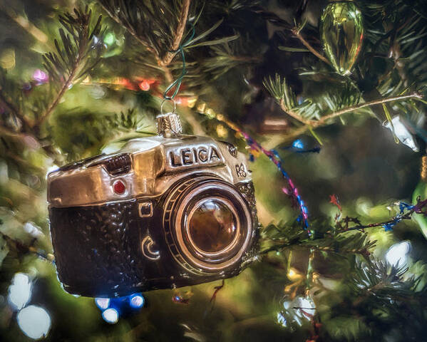 Scott Norris Photography. Christmas Tree Poster featuring the photograph Leica Christmas by Scott Norris