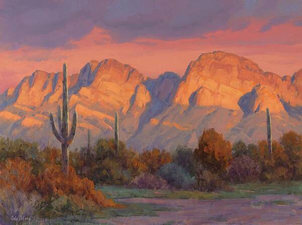 Arizona Art Poster featuring the painting Magic Hour by Cody DeLong