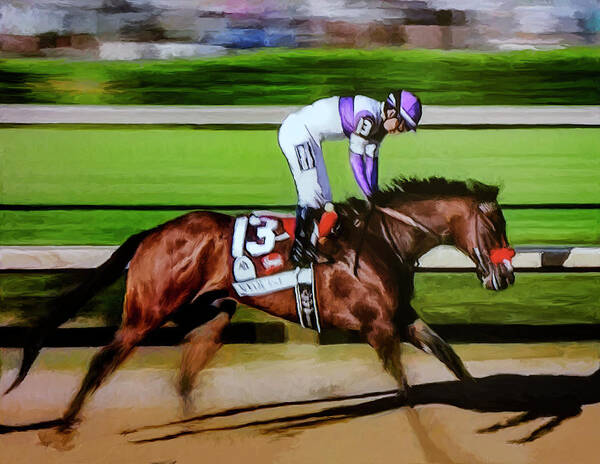 Nyquist Poster featuring the painting Nyquist 2 by Rick Mosher