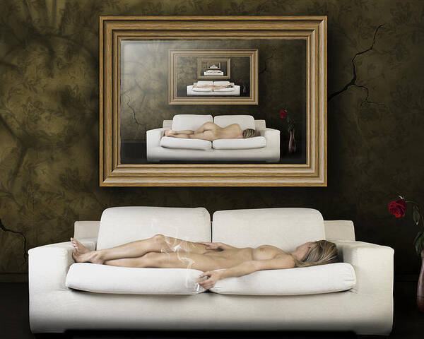 Fine Art Nude Poster featuring the photograph Obsession by Stefano Miserini