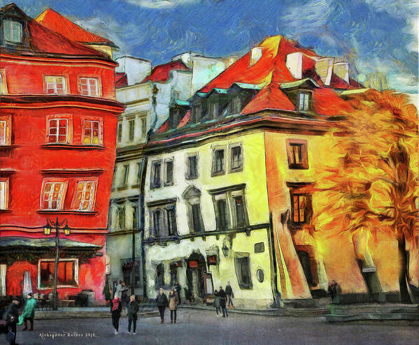 Poster featuring the photograph Old Town in Warsaw # 27 by Aleksander Rotner
