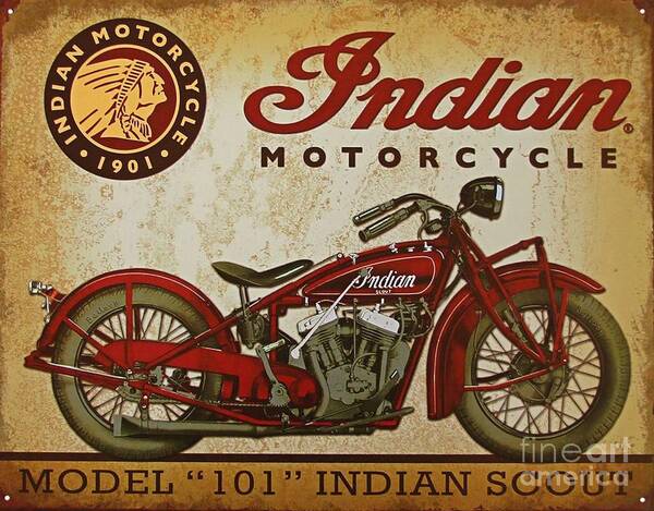 Norman Motorcycle  Metal Sign/poster 