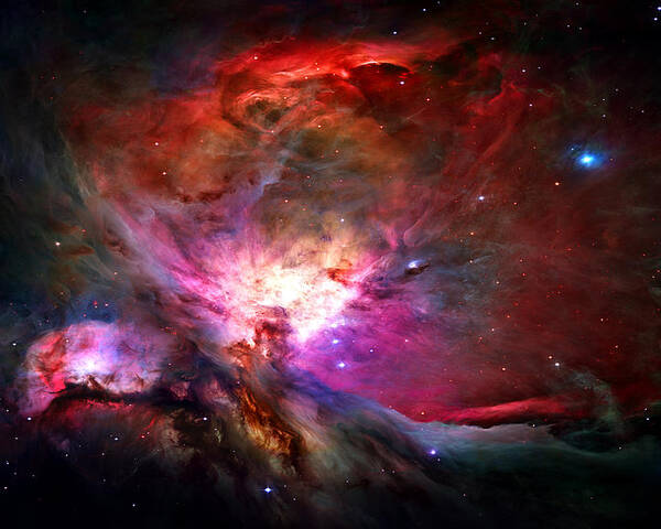 Orion Nebula Poster featuring the photograph Orion Nebula by Michael Tompsett