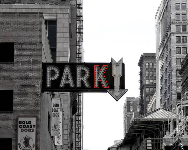 Parking Sign Poster featuring the photograph Park by Jackson Pearson