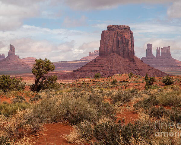 Monument Valley Poster featuring the photograph Peace in the Valley by Jim Garrison