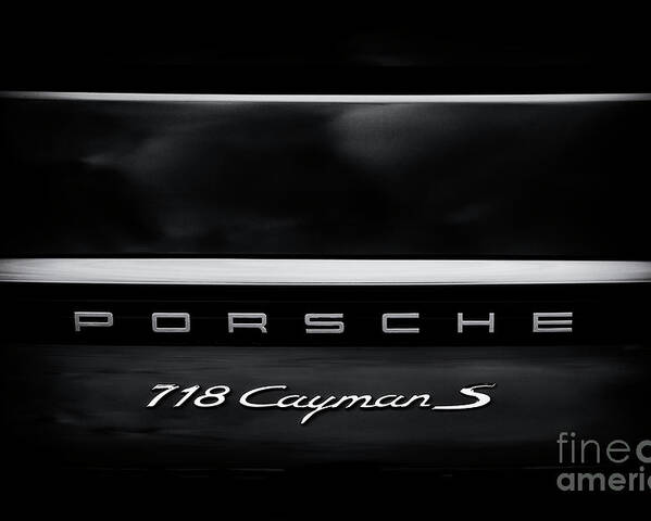 Porsche 718 Cayman S Poster featuring the photograph Porsche 718 Cayman S by Tim Gainey