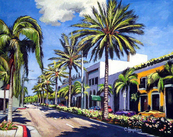 Rodeo Drive - Beverly Hills, California Poster by Christine
