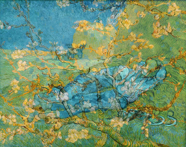 Post Modern Poster featuring the digital art Rustic 6 van Gogh by David Bridburg